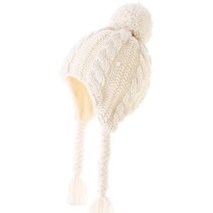 Girls Winter Knit Fleece Lined Hat